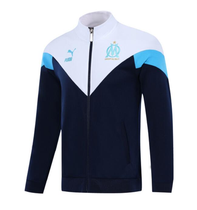 2021/22 Marseille Navy White Training Jacket